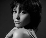 Portrait. Black and white glamor. Studio A. Krivitsky.