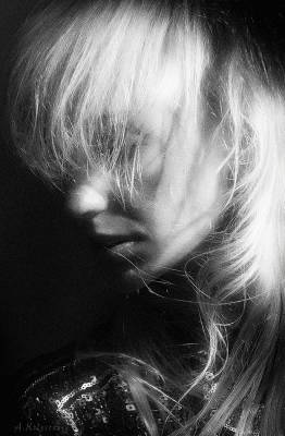 Portrait of the actress.