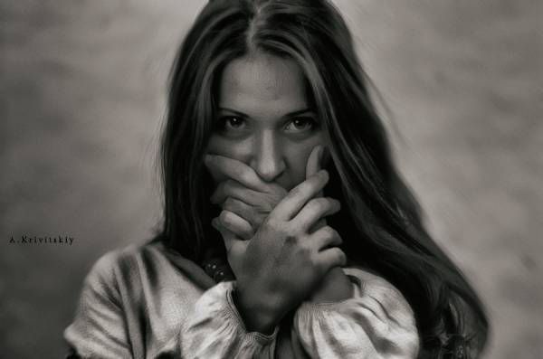 Portrait with mood.           ,  .       ,    ,     