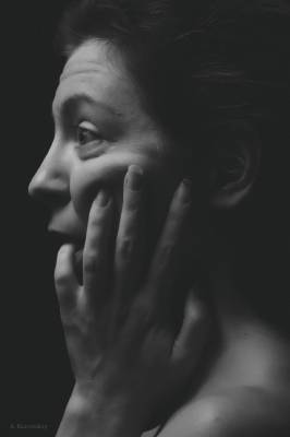 Portrait in a particular style. Mobile studio A. Krivitsky.